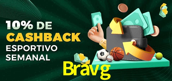 10% de bônus de cashback na Bravg